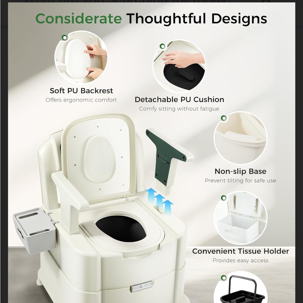 Portable Commode - Picture 6 of 16